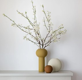 COOEE Design Guľatá váza Ball Coconut 8 cm