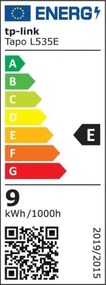 LED RGBW Stmievateľná žiarovka A60 E27/8,6W/230V 2500-6500K Wi-Fi - TP-Link