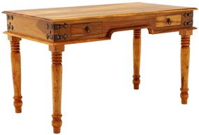 furniture-nabytek.cz - Písací stôl z masívneho dreva palisander 130x76x70