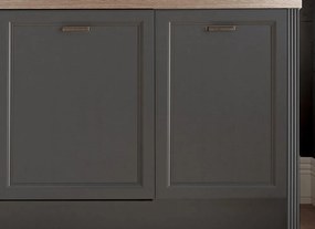 Kuchynská linka Jasmin, antracit/dub