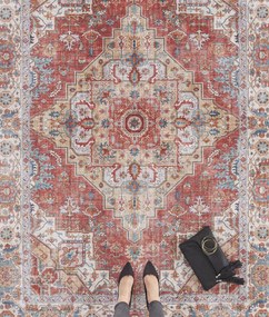 Nouristan - Hanse Home koberce Kusový koberec Asmar 104013 Brick / Red - 200x290 cm