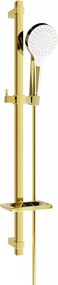 Mexen sprchový set DQ05, zlatá/biela, 785054581-50