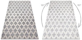 Koberec CORE W6764 Koniczyna marokánska Trellis - sivý / krém