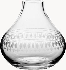 Ručne fúkaná krištáľová váza Ovals, V 11 cm