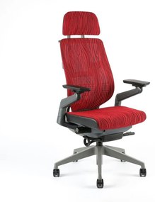 OFFICE PRO Kancelárska stolička KARME MESH A-09 RED