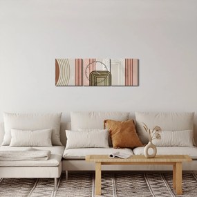 Obraz - Minimalistická ilustrácia (s hodinami) (90x30 cm)