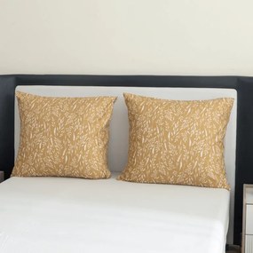 Mikroflanelová obliečka na vankúš KOSTAR 40x50 cm, žltá