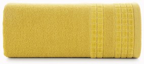 BAVLNENÝ UTERÁK CUBA5 SADA 3KS 70X140 CM HORČICOVÁ