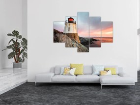 Obraz - Maják Castle Hill (150x105 cm)