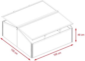 Záhradné polykarbonátové parenisko Avenberg F3 LENZ