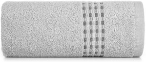 BAVLNENÝ UTERÁK RIVA 70X140 CM STRIEBORNÁ