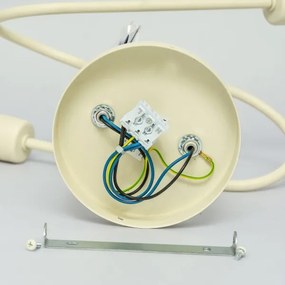 Prisadený luster OXFORD 2xE27/15W/230V krémový