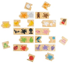 Bigjigs Toys Didaktické puzzle Farby