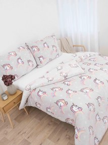 Obliečky mikroplyš Exclusive – Jednorožec