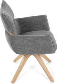 Jedálenská stolička sivá DCH-D1348 GREY2