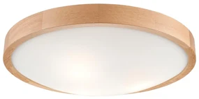 Lamkur Stropné svietidlo OAK SLIM 3xE27/60W/230V dub ø 47 cm LA41308