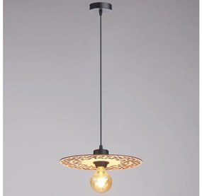 Luster na lanku FALCO 1xE27/60W/230V pr. 30 cm béžová