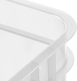 Keeeper Úložný box pre domácnosť aj dielňu, BRUNO M, 16L, 35 x 27 x 21 cm, transparentný