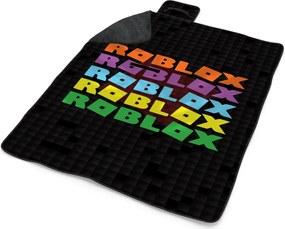 Sablio Plážová deka ROBLOX Farebný text: 200x140 cm
