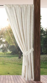 ZÁHRADNÝ VODEODOLNÝ ZÁVES NA PÁSKE GARDEN 155X200 CM LISTY