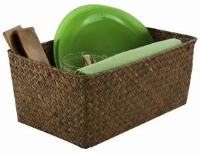 Pletený košík Compactor 30 x 20 x 13 cm, svetlo hnedá