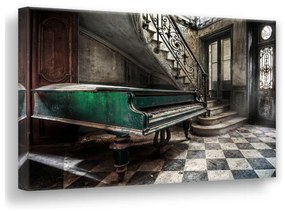 Obraz Styler Canvas Silver Uno Piano, 85 × 113 cm