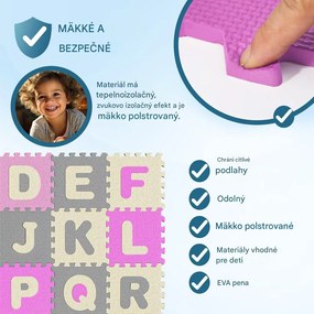 InternetovaZahrada Detská hracia podložka - ružová