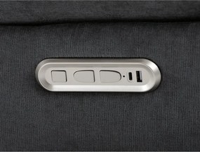 Polohovacie kreslo sivé, elektrické TV-7089 GREY2