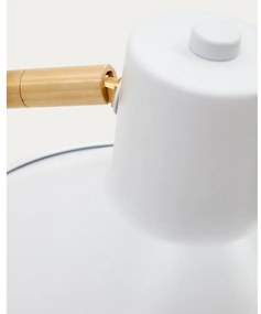 Biele nástenné svietidlo ø 20 cm Aria – Kave Home