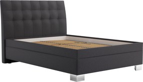 XXXLutz ČALÚNENÁ POSTEĽ, 140/200 cm, antracitová Blanar - Postele - 002648009819
