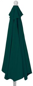 Slnečník polkruh Parla - polyester/hliník - 270cm zelená so stojanom