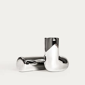 Svietnik SILVERI strieborný 789830