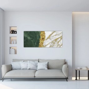 Obraz - Zelený mramor N⁰1 (120x50 cm)
