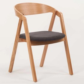 Stima dubová stolička GURU s čalúneným sedadlom Vyberte látku ->: LUX Terracotta 10