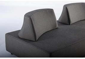 PIPER exteriérová sofa charcoal