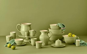 Zelené keramické misy MYNTE WASABI, set 3 ks