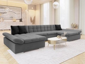 Rozkladacia rohová sedačka Agata, Dostupné poťahy: Magic velvet 2217 + Magic velvet 2217 + Magic velvet 2219