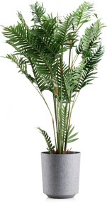 PLASTOVÝ KVETINÁČ ALOE TX 28,5X32 CM SIVÁ