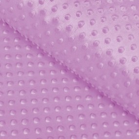 Biante Detská obliečka na vankúš Minky TOP 3D bodky MKP-053 Fialová lila 30 x 50 cm