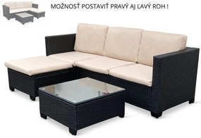 Noela Záhradná rohová sedacia súprava Amy