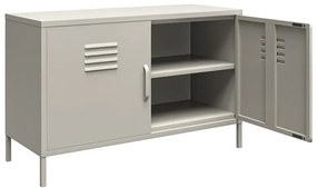 Krémová kovová skrinka 100x64 cm Bradford – Støraa