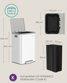 Odpadkový kôš LTB595WC01