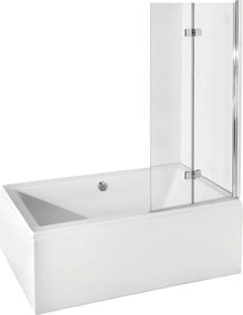 Besco Vaňová zástena PRESTIGIO 80150 (80x150 cm | Transparent)