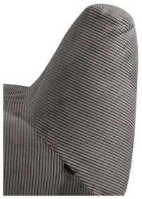 Čierny menčestrový sedací vak Sofa Tube – SLOWDOWN