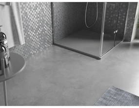 Mexen Bert, SMC štvorcová sprchová vanička 90 x 90 cm, šedá, 4K619090