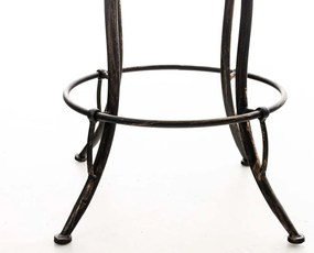 Bistro industriálna barová stolička Mimos - Bronzová