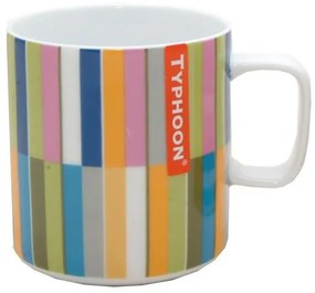 Hrnček TYPHOON Metro Mug, zvislé pásiky 350ml