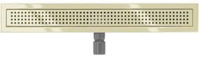 Mexen Flat M08 nerezový sprchový žľab  50 cm, zlatá, 1525050-15