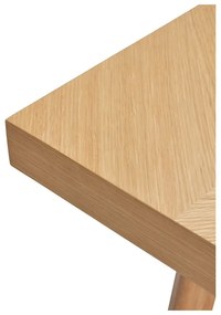 Jedálenský stôl v dekore duba v prírodnej farbe 80x160 cm Herringbone – Hübsch