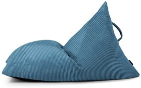 Modrý menčestrový detský sedací vak Razzy – SLOWDOWN